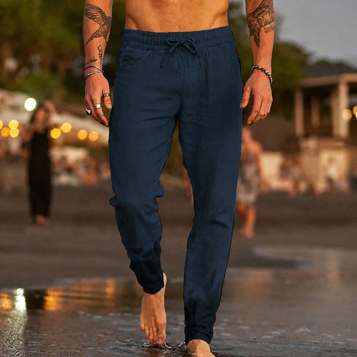 Bequeme und lockere Herrenhose mit idealer Passform