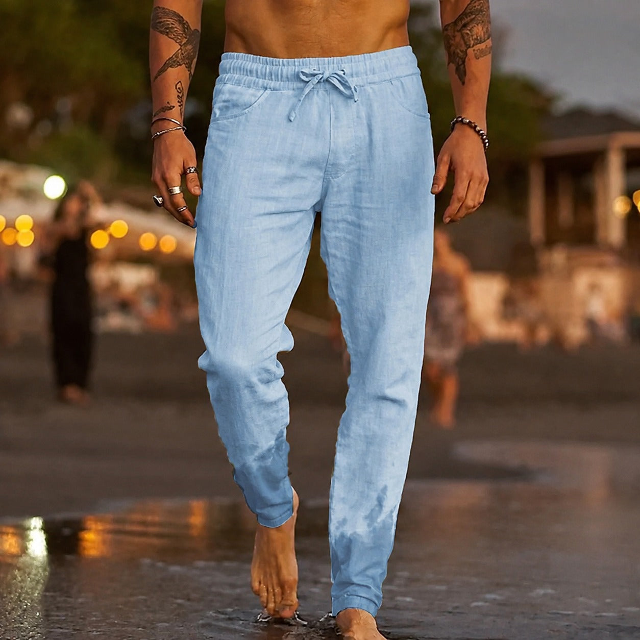Bequeme und lockere Herrenhose mit idealer Passform