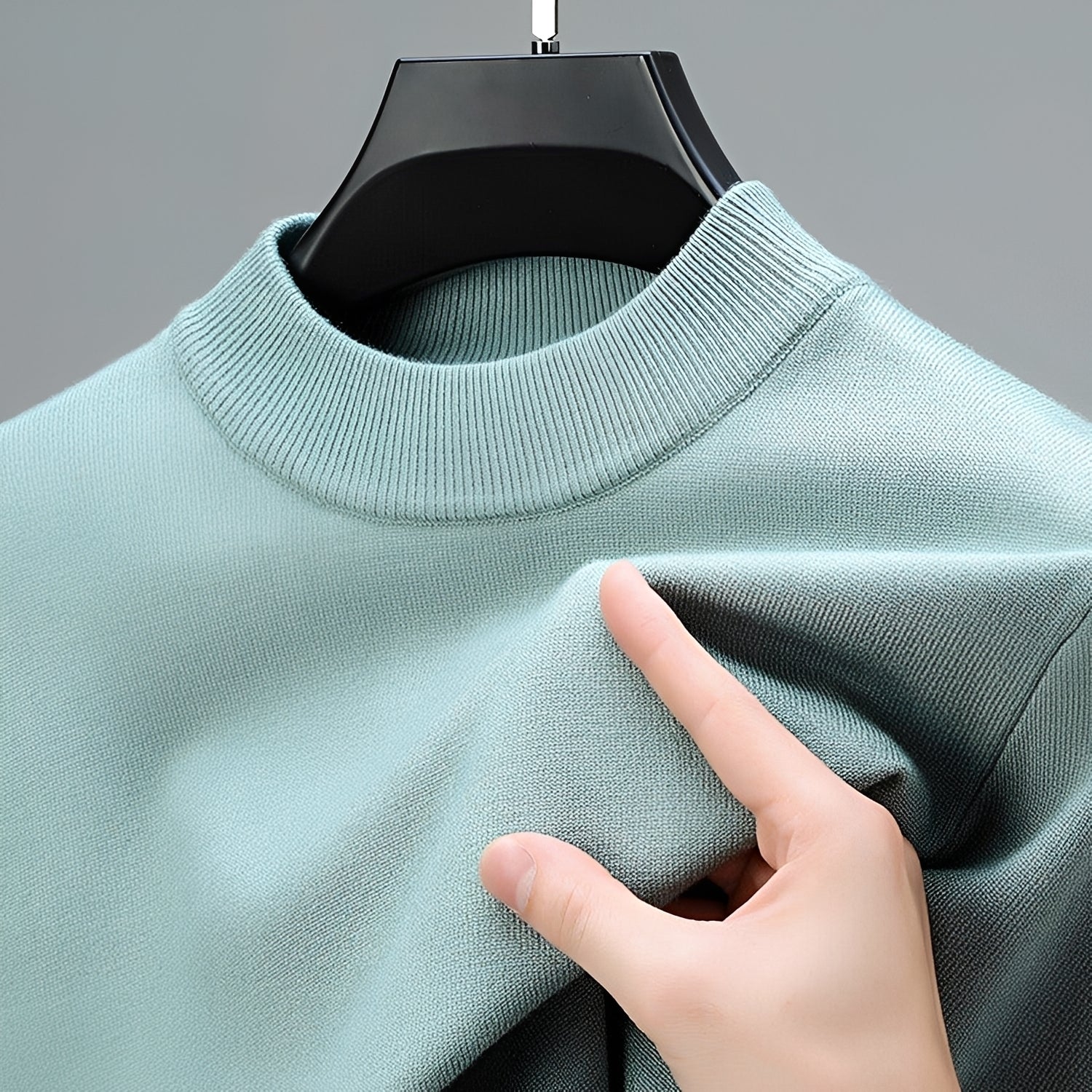 Giorgio - Komfortabler Herrenpullover mit flexiblem Saum