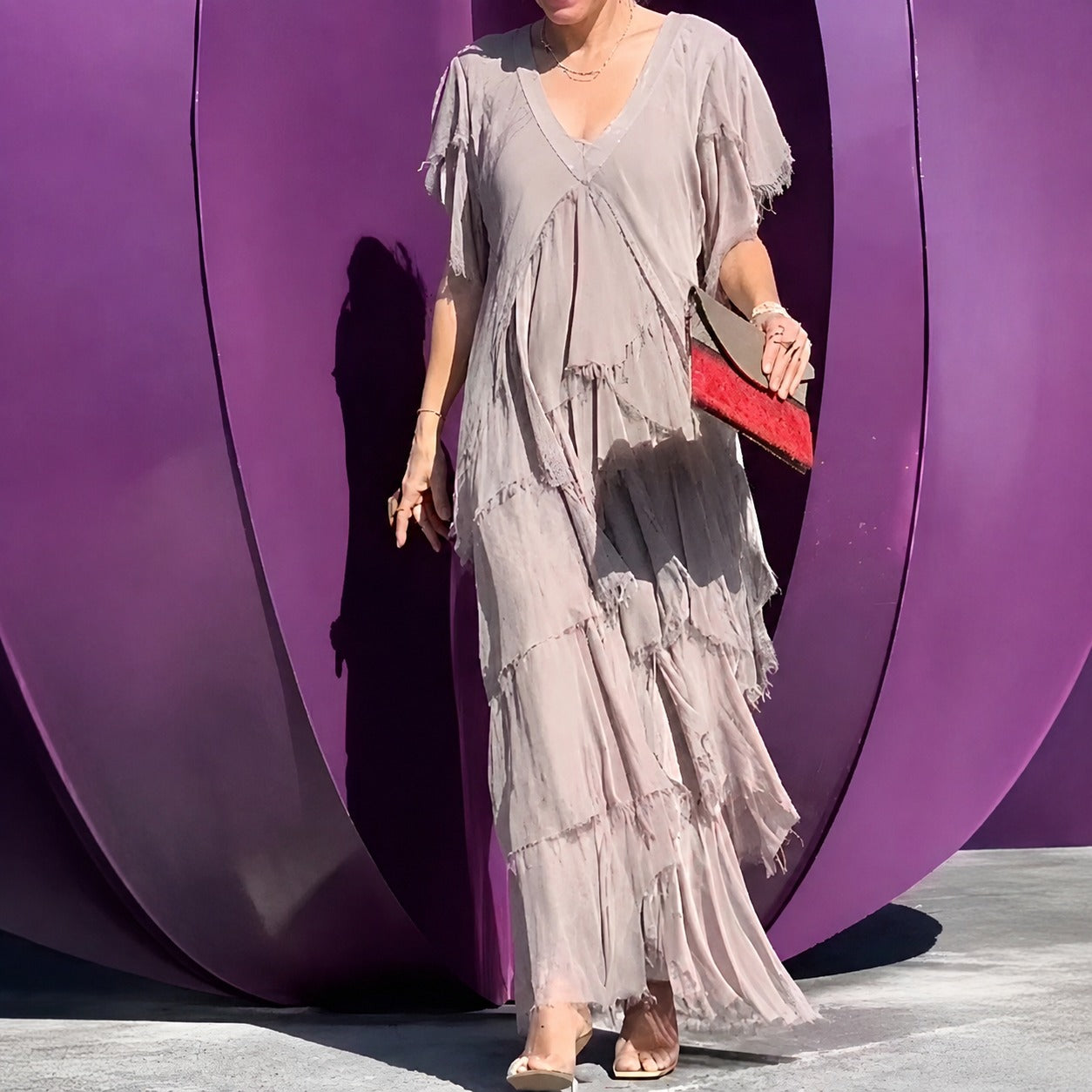 Riza - Elegantes Kleid mit Faltendetails