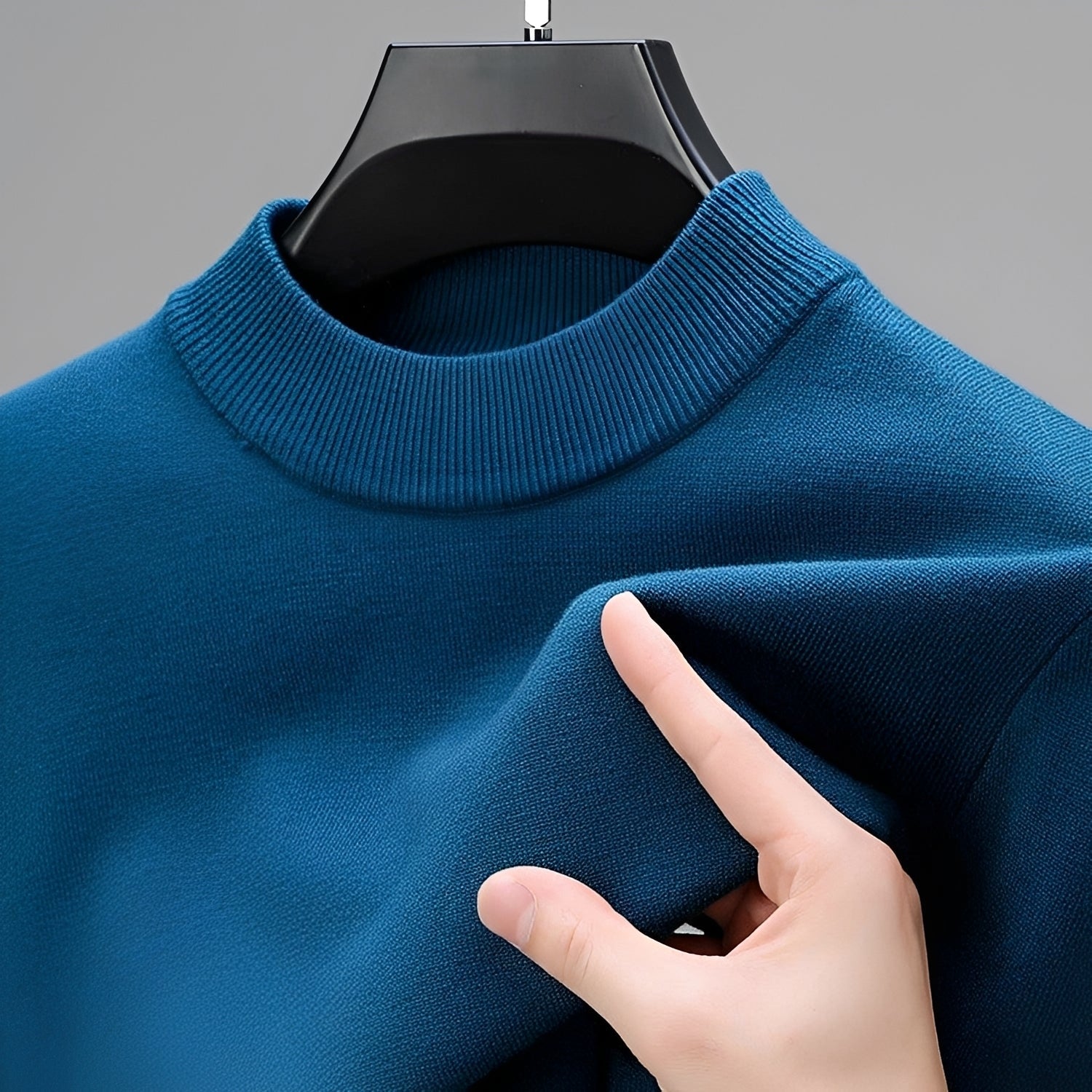 Giorgio - Komfortabler Herrenpullover mit flexiblem Saum