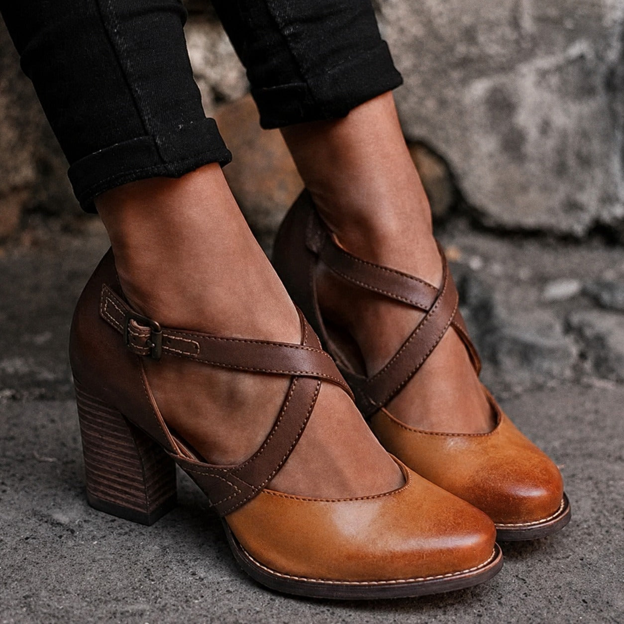 Miley - Schicke Damenclogs mit Absatz