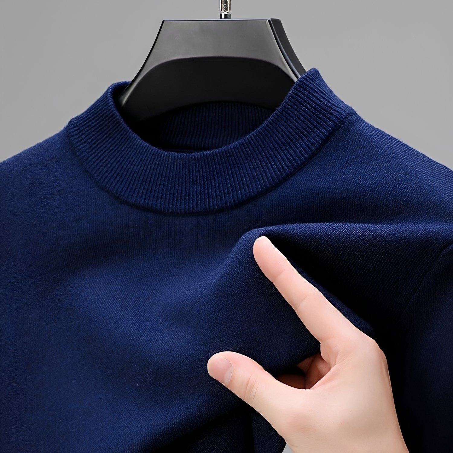 Giorgio - Komfortabler Herrenpullover mit flexiblem Saum