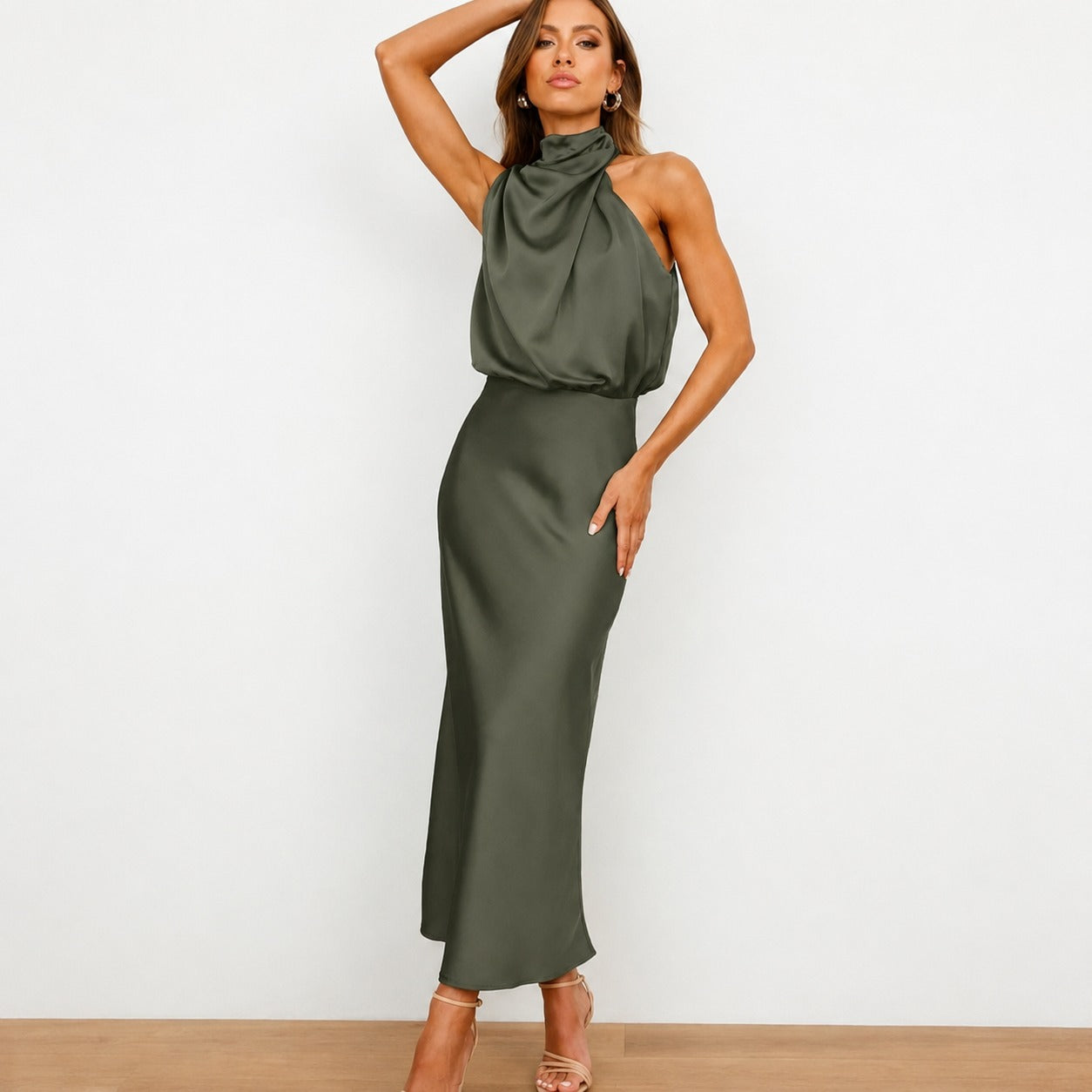 Hansel - Stilvolles Cocktail-Midikleid