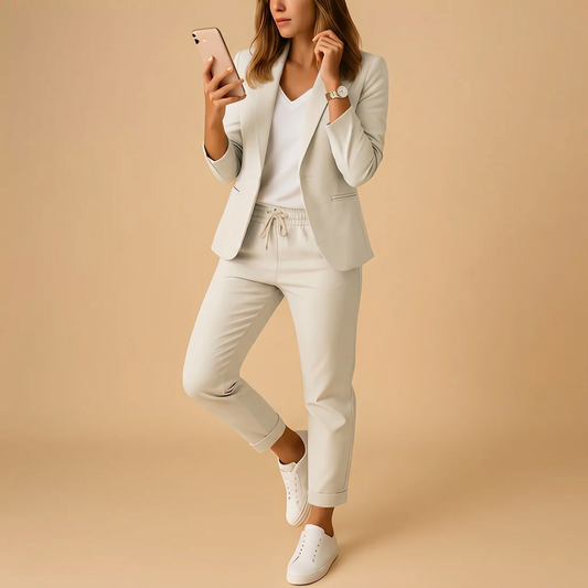 Aletha - Anzug Blazer und Hose nach Maß für Frauen