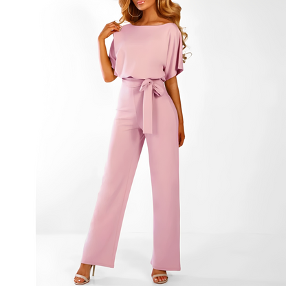 Alaylla - Eleganter Overall mit Gürtel für Damen Set
