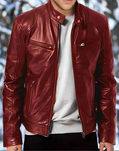 Henrik – Elegant Men's Leather Jacket