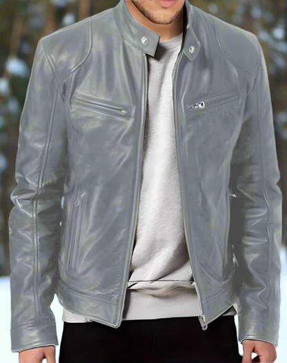 Henrik – Elegant Men's Leather Jacket