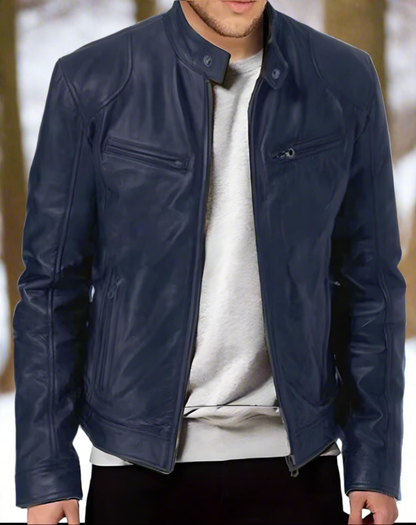 Henrik – Elegant Men's Leather Jacket