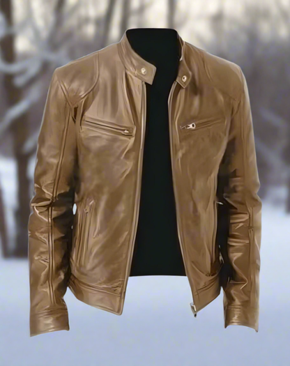 Henrik – Elegant Men's Leather Jacket