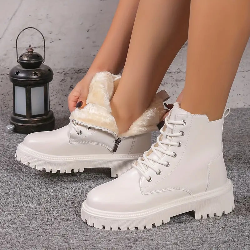 Keelin – Plateaustiefel mit Plüsch