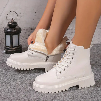 Keelin – Plateaustiefel mit Plüsch