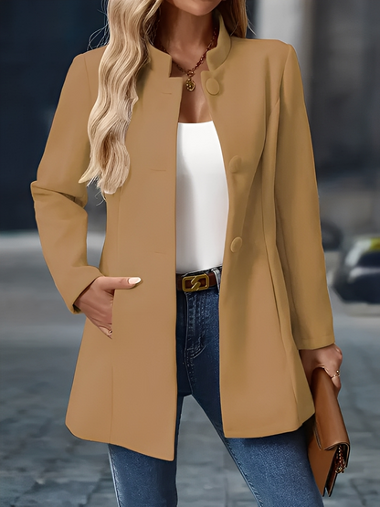 Cornélie - Warmer Frauen-Wintermantel mit Knöpfen