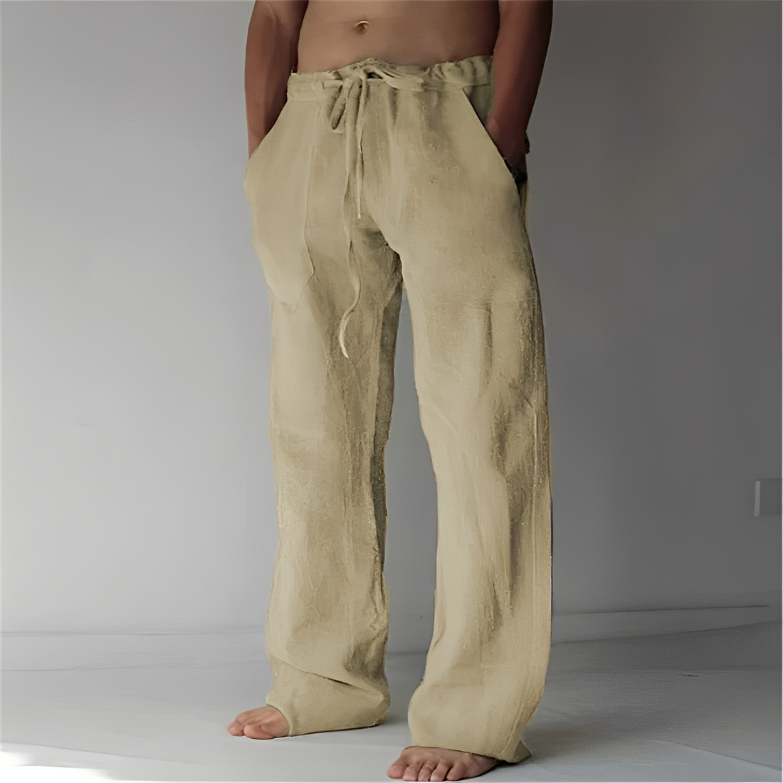 Arthur – Weite Leinenhose für Herren