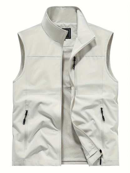 Enrico – Vest with zipper pockets