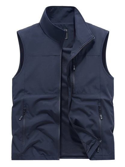 Enrico – Vest with zipper pockets