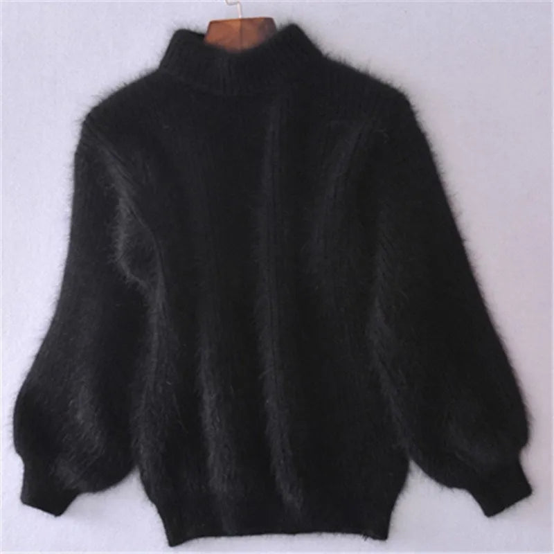 Brenda – Vintage Pullover im Angora-Stil