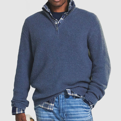 Constantine – Men's Cashmere Sweater with Zipper