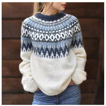 Estelle – Warmer Inselpullover im nordischen Stil