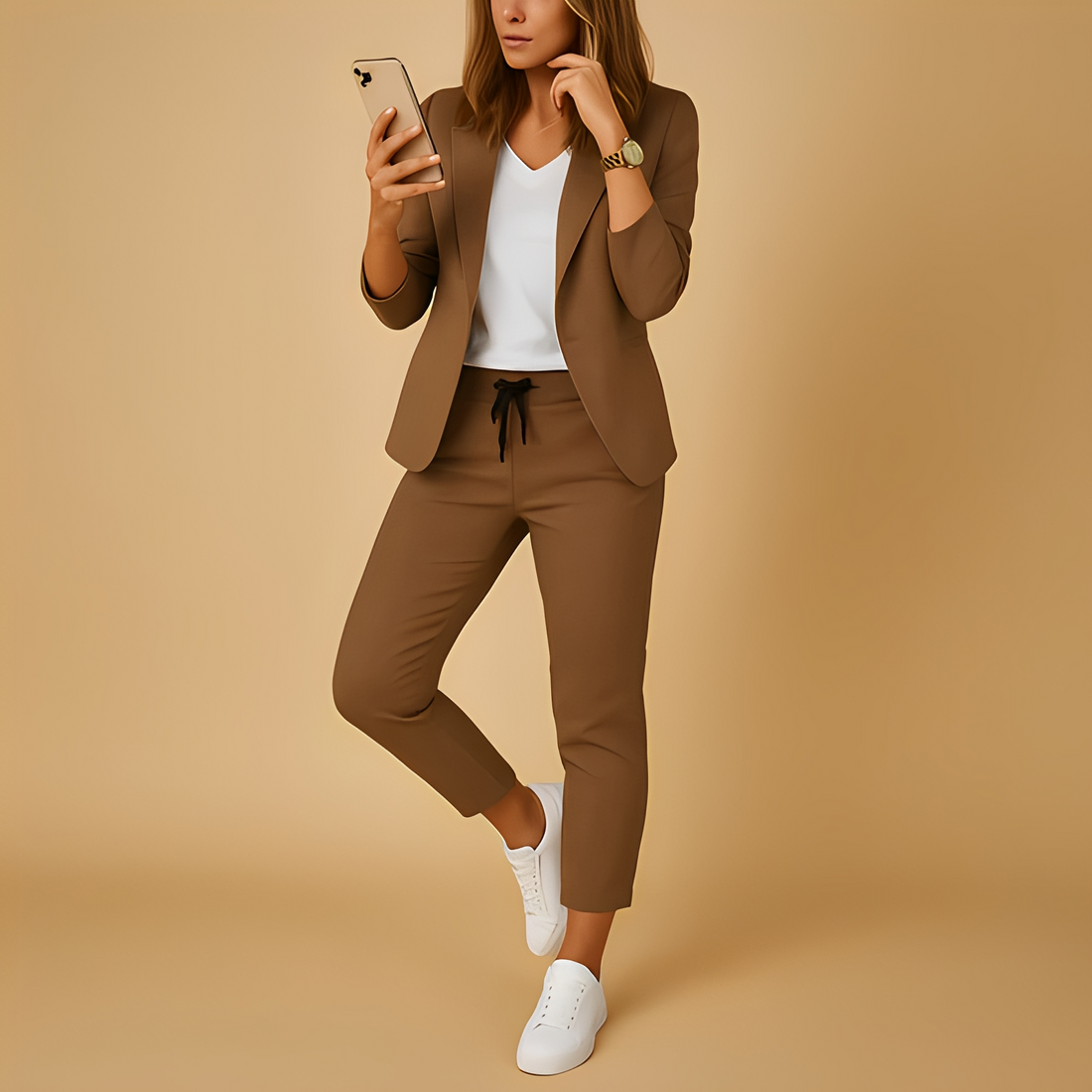 Aletha - Anzug Blazer und Hose nach Maß für Frauen