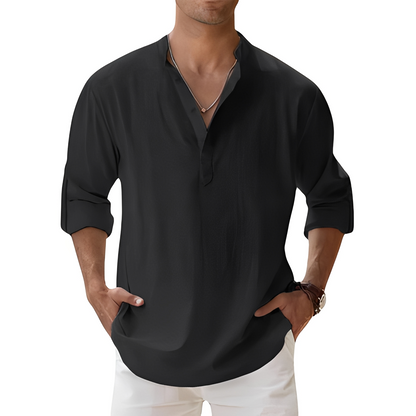 Freddy - breathable men's long-sleeve shirt