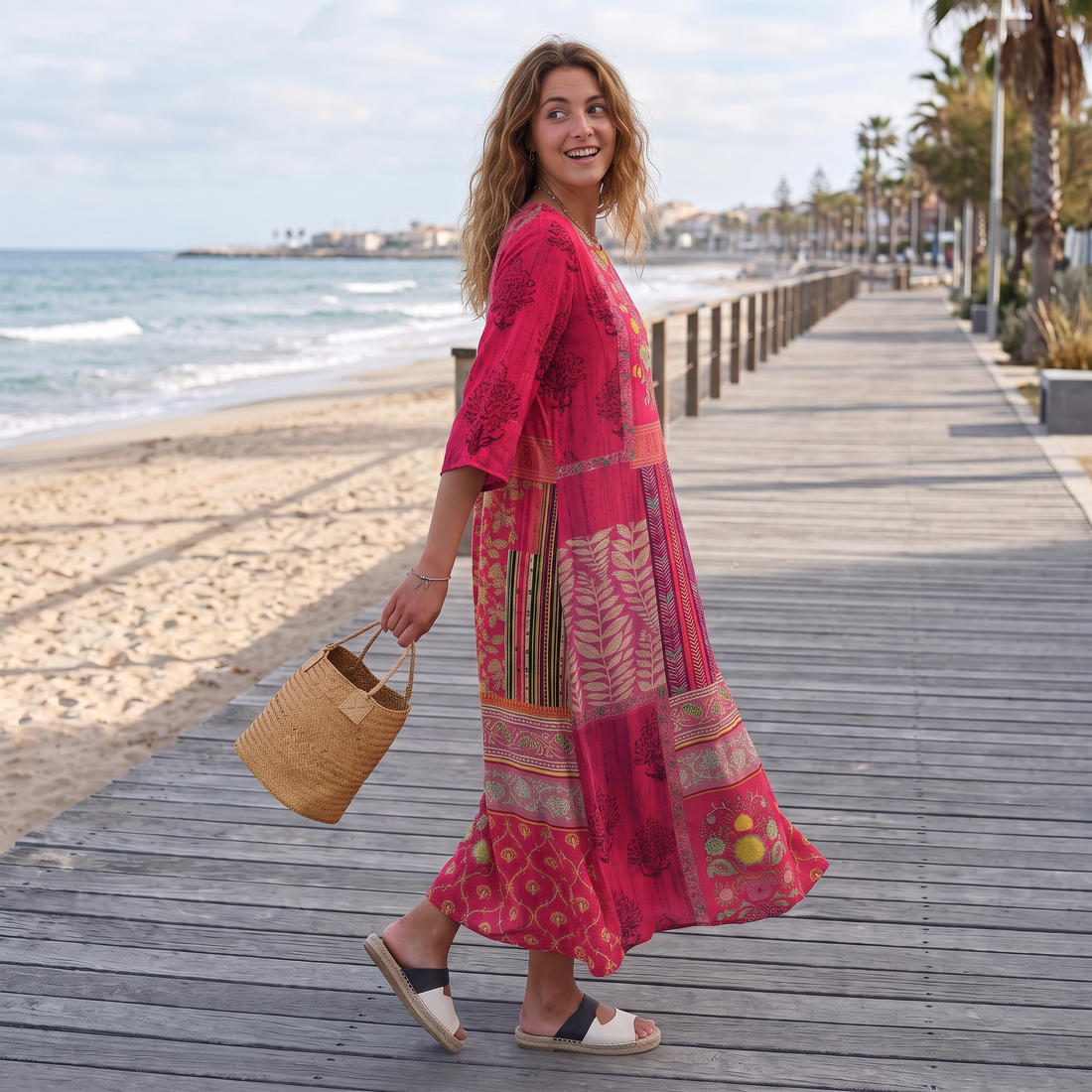 Josie - Stilvolles Boho-Maxikleid