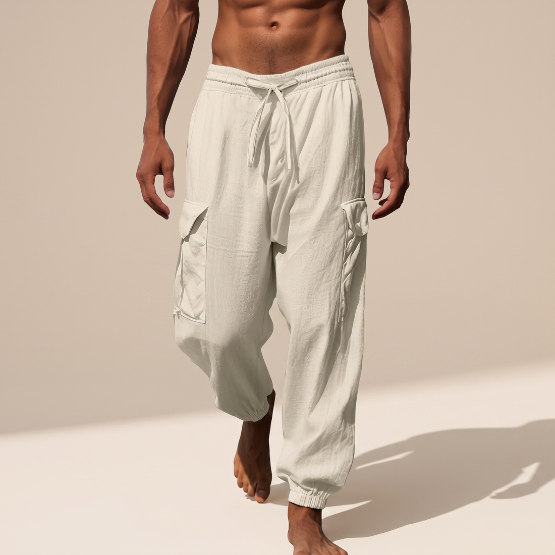Rodgers - Locker geschnittene, bequeme Hose mit Taschen