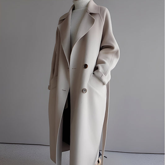 Rebekah - Fashionable, wide-cut women's wool coat