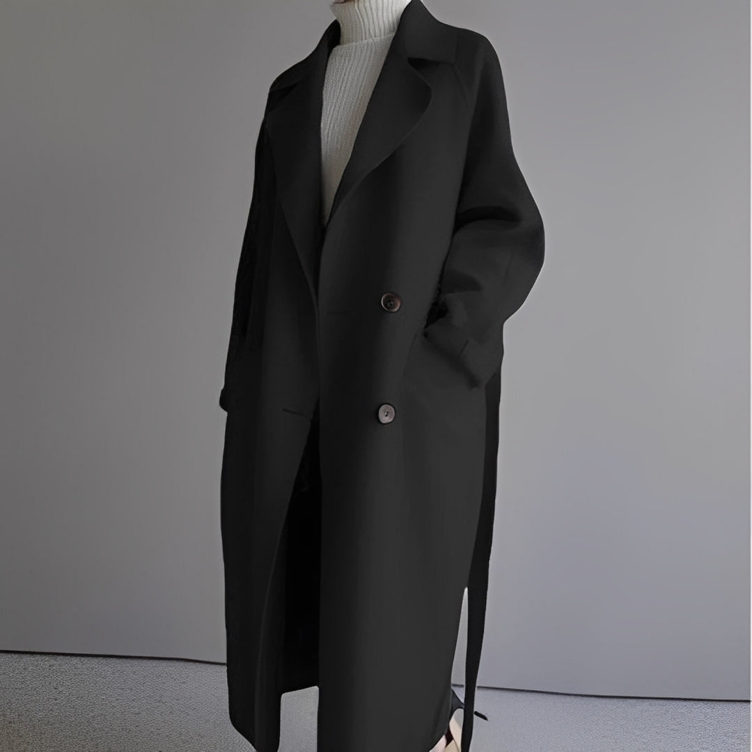 Rebekah - Fashionable, wide-cut women's wool coat