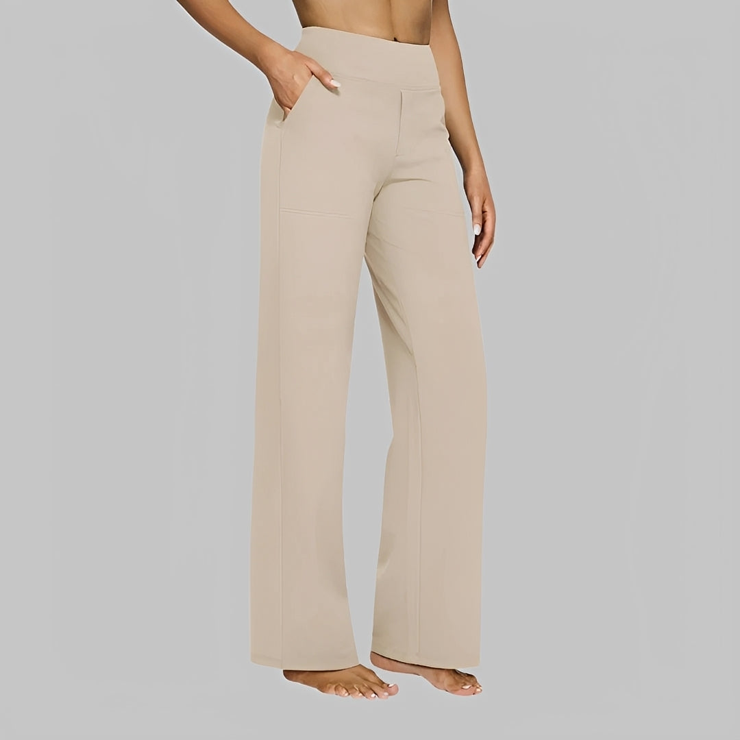 Roxanne - Hoch taillierte Stretchhosen