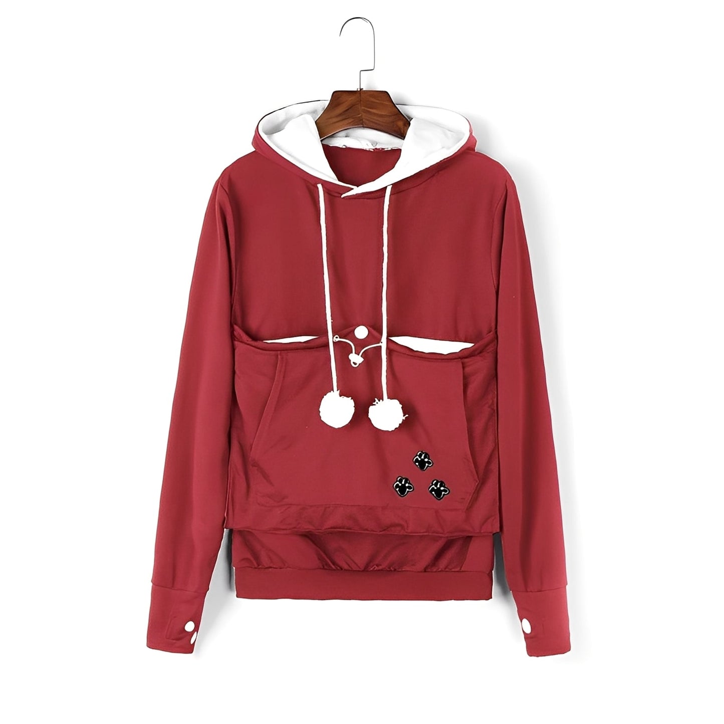 Samantha - Elegant women's hoodie with pocket