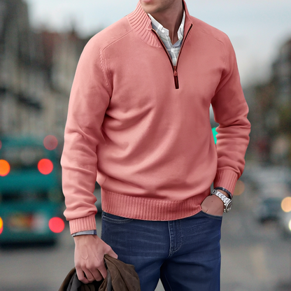 Adrian – Sweater with Zipper