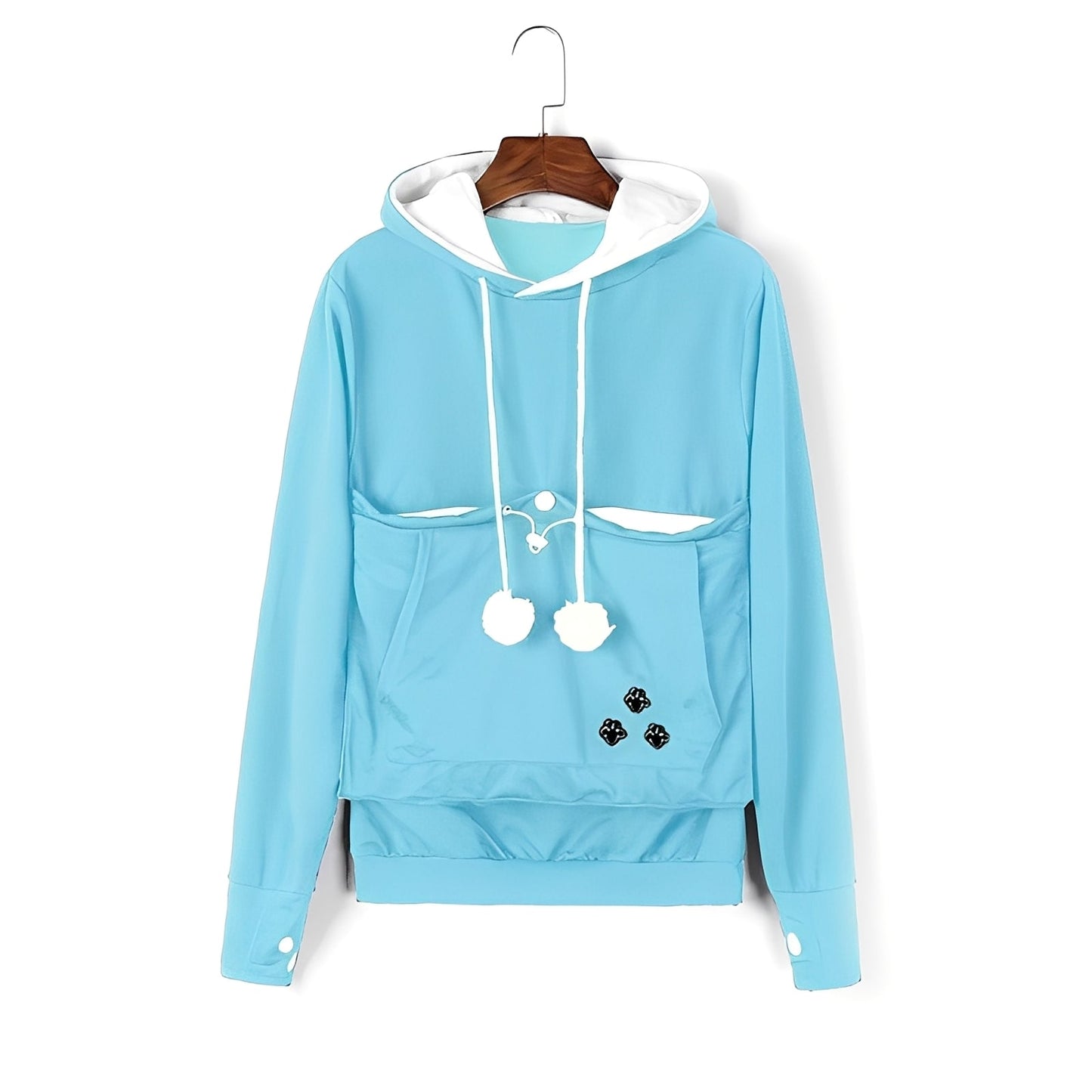 Samantha - Elegant women's hoodie with pocket
