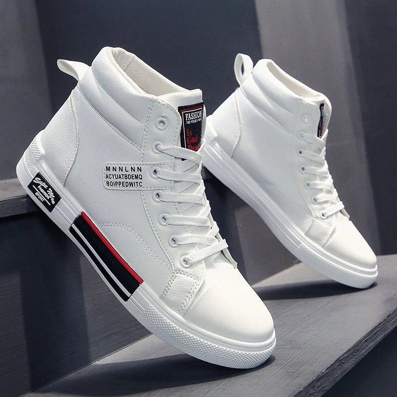 Carlos - Trendy High-Top Sneakers for Men