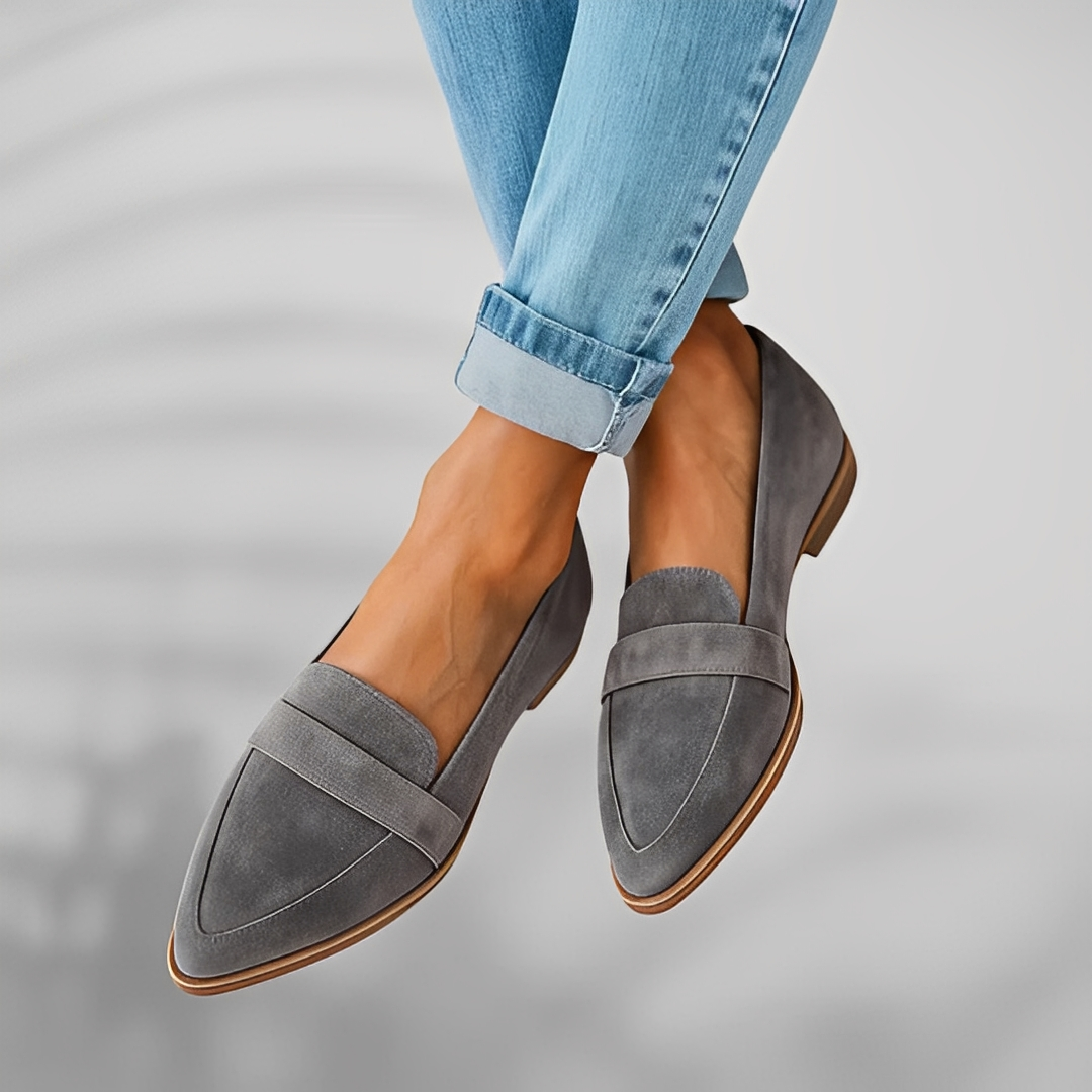 Théa - Damenschuhe mit spitzer Kappe für den Alltag