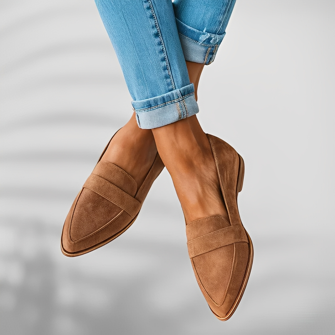 Théa - Damenschuhe mit spitzer Kappe für den Alltag