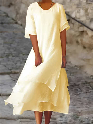 Tianna - Bequemes, lässiges Damen-Maxikleid