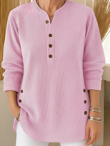 Jocelyn – Bequemer Damen-Pullover mit Knöpfen