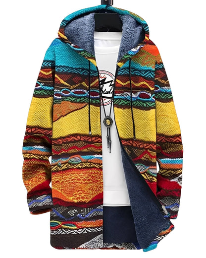 Braiden - Stylish men's cardigan with original pattern