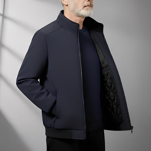 Aaron - Elegant, quilted men's softshell jacket