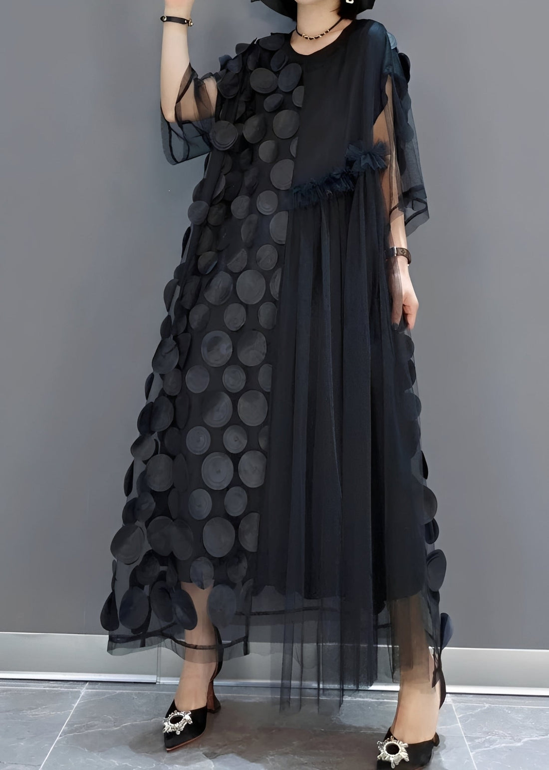 Hanna - Stilvolles asymmetrisches Kleid für Damen