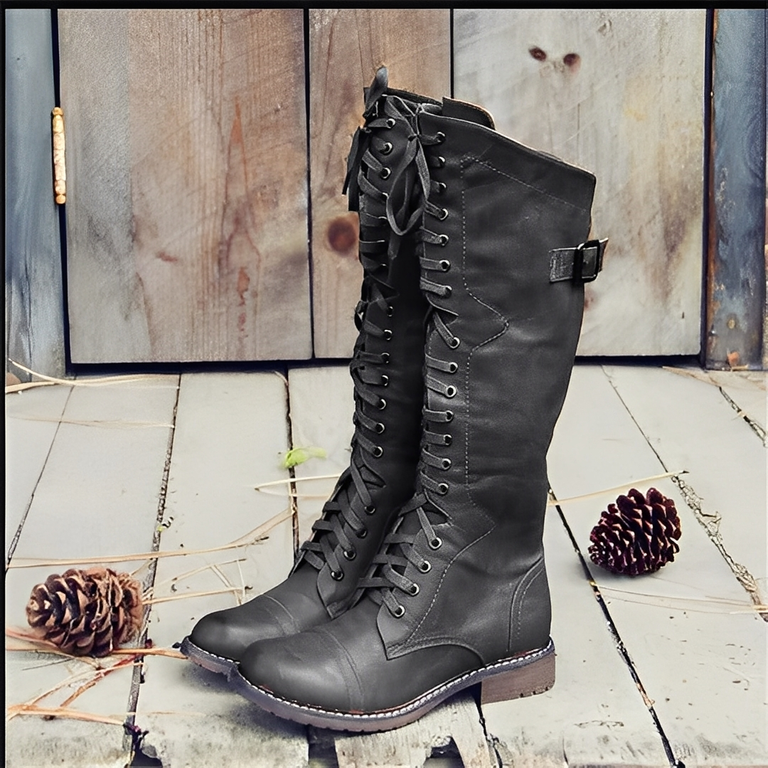 Désirée - Stylish lace-up ankle boots for women