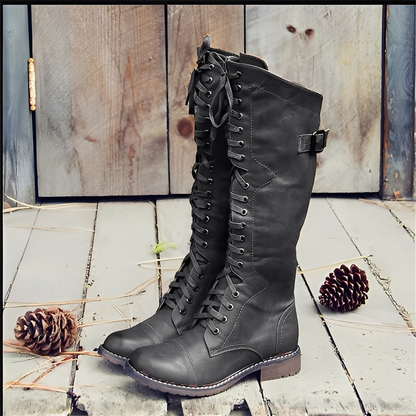 Désirée - Stylish lace-up ankle boots for women