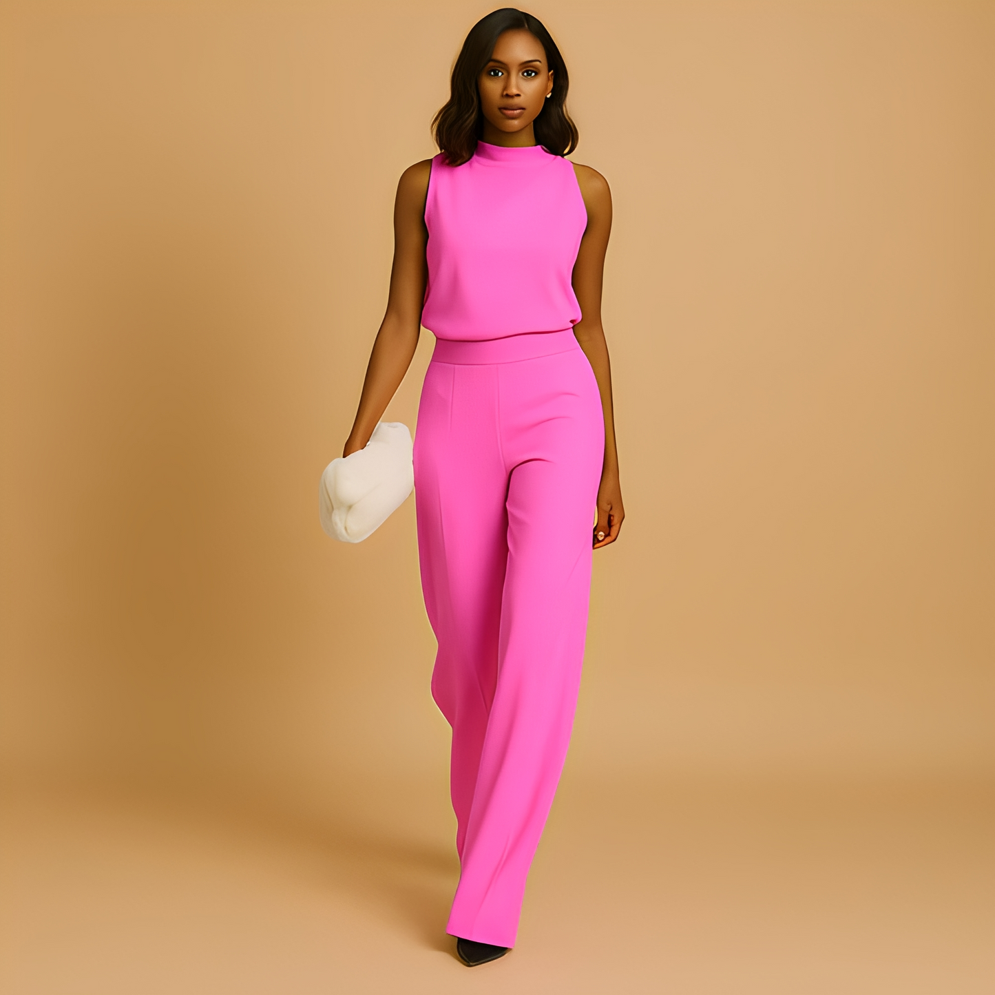 Almerra - Eleganter Overall mit weiten Beinen für Damen