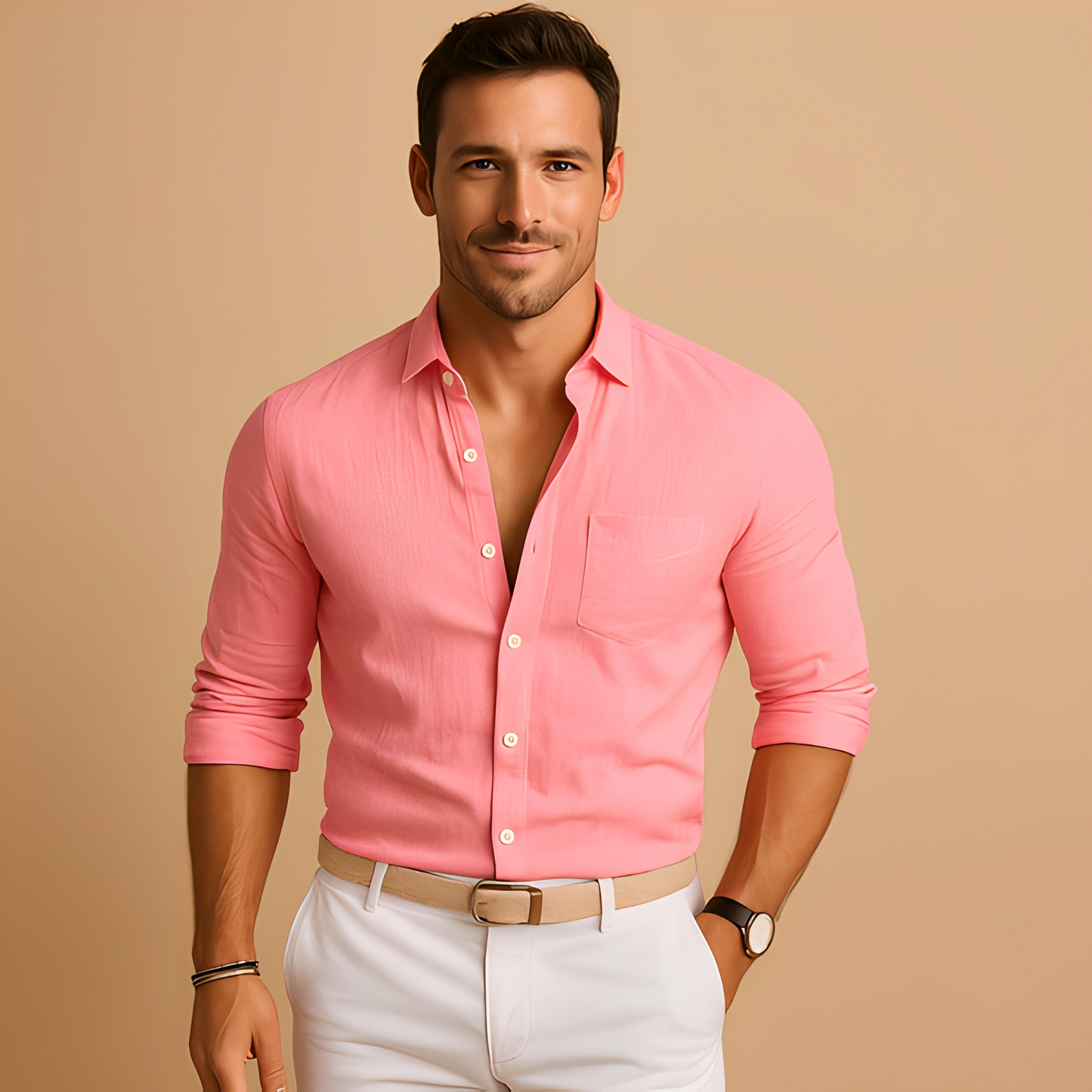 Aleid - Leichtes Herren-Knopfhemd