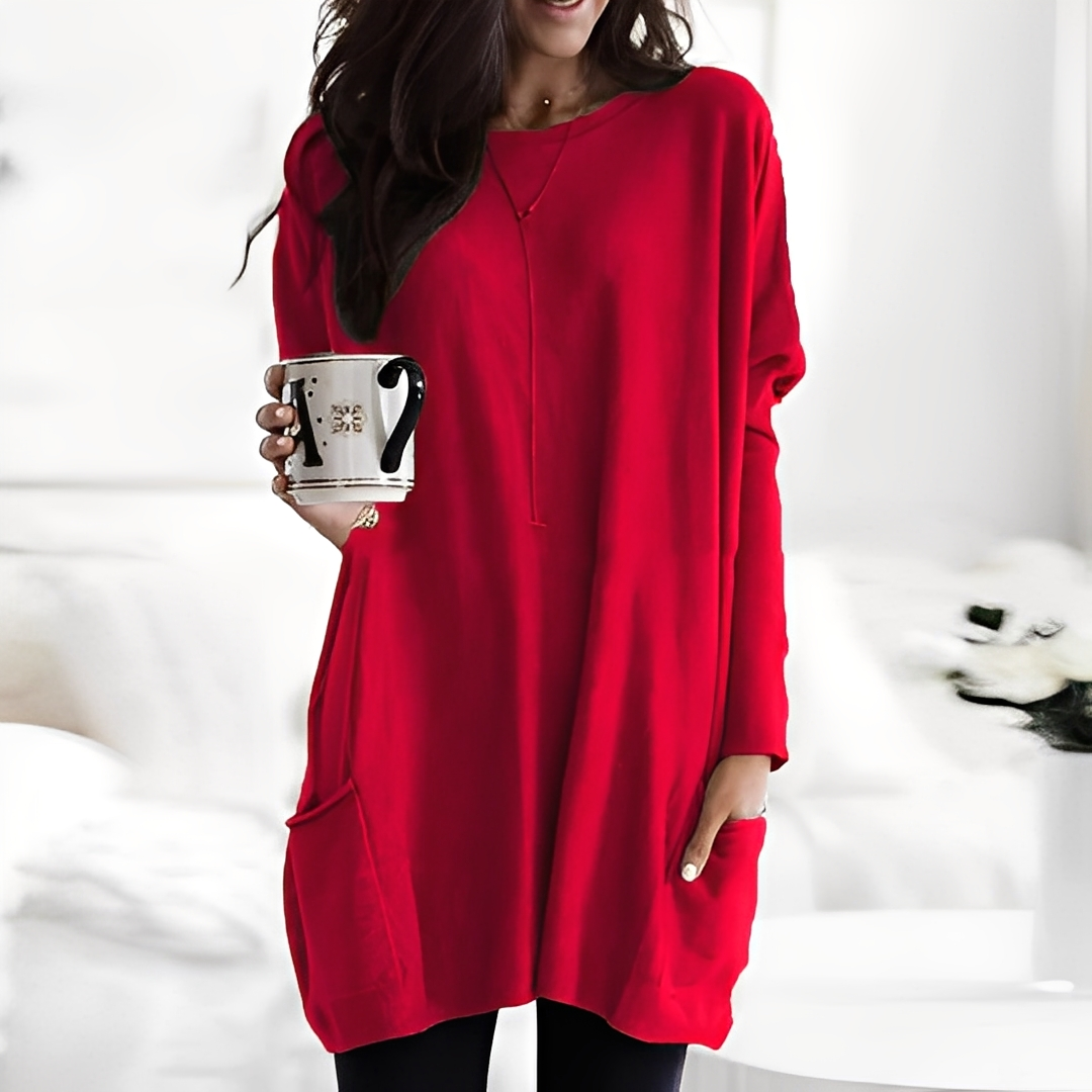 Diane - Fashionable women's sweater with long sleeves
