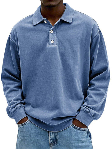 Caspian - Premium Langarm-Polo für Herren
