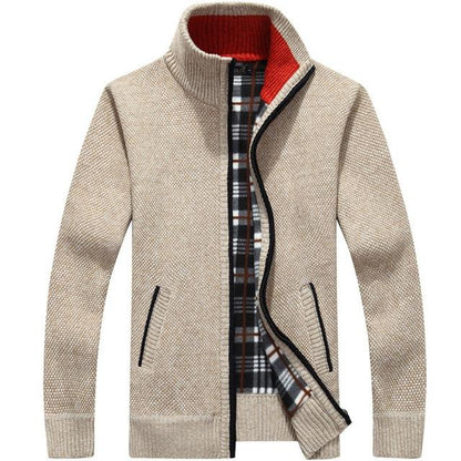 Iker – Men's cardigan with fleece lining