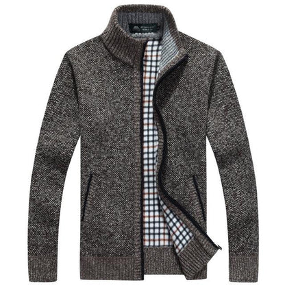 Iker – Men's cardigan with fleece lining