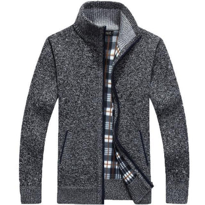Iker – Men's cardigan with fleece lining